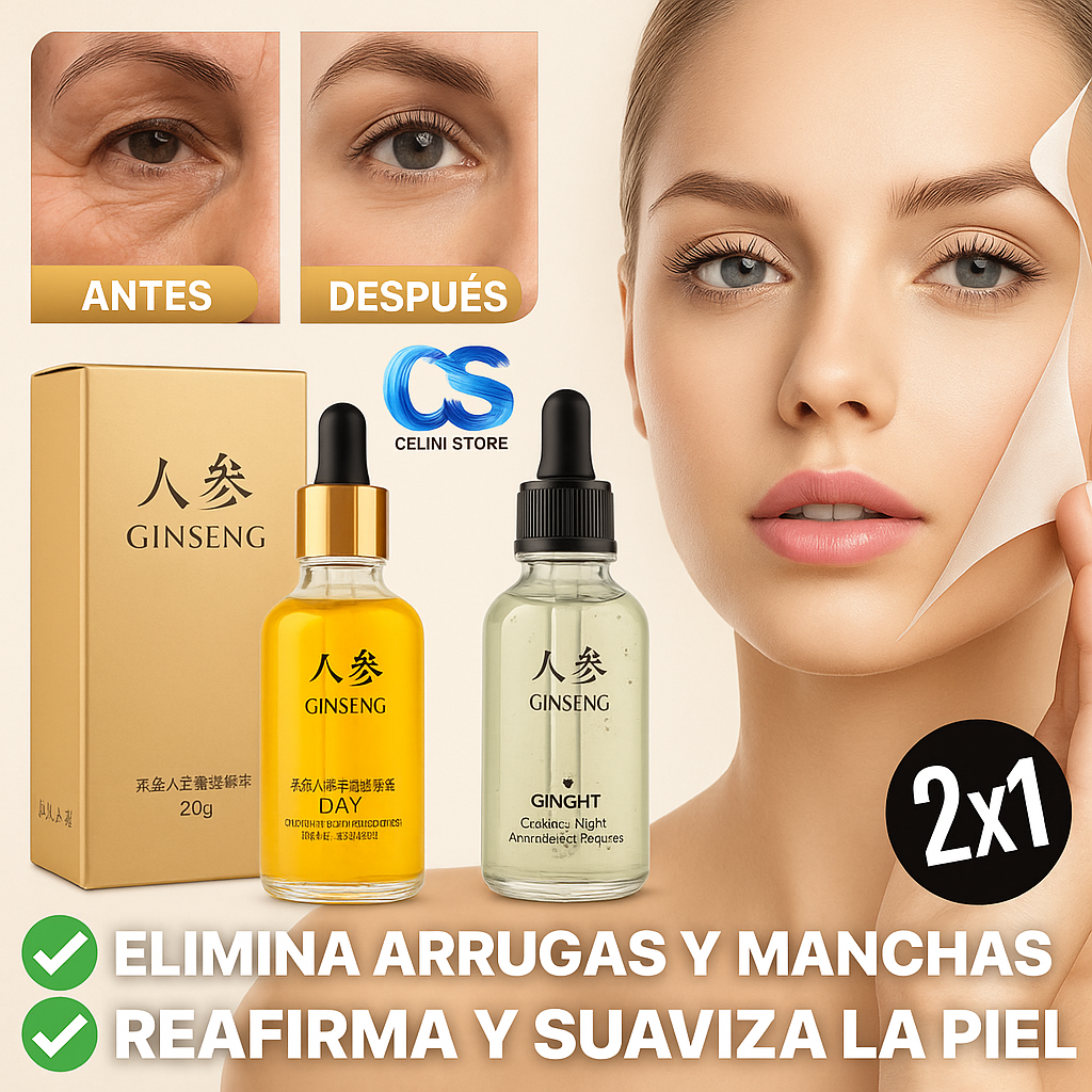 Celini Store: Ginseng™ Renova - El Secreto 2x1 para una Piel Sin Edad