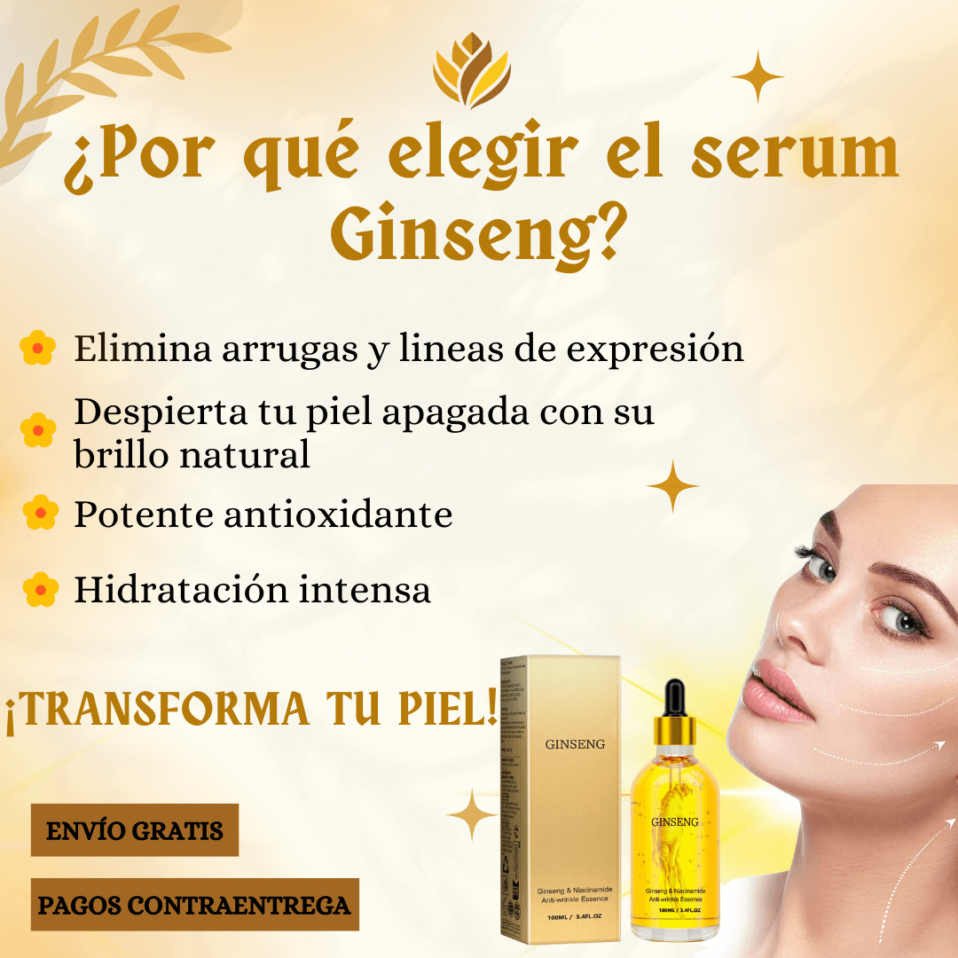 Celini Store: Ginseng™ Renova - El Secreto 2x1 para una Piel Sin Edad