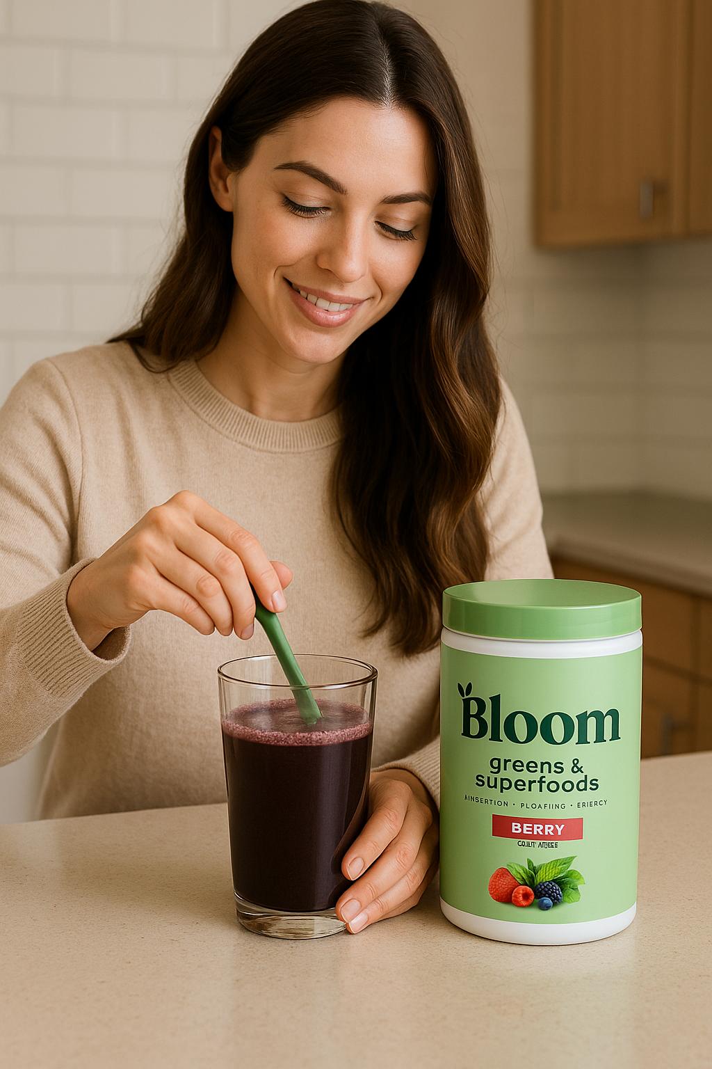 BLOOM GREEN SUPERFOOD® - SABOR BERRY - FLAVORED