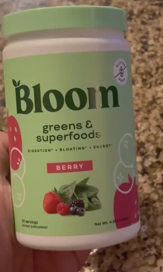 BLOOM GREEN SUPERFOOD® - SABOR BERRY - FLAVORED
